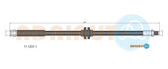 Flexible de frein ADRIAUTO 11.1231.1
