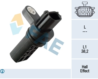 Capteur d'angle, vilebrequin FAE 79507