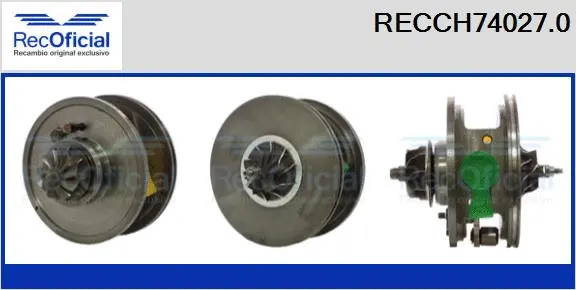 Groupe carter, turbocompresseur RECOFICIAL RECCH74027.0