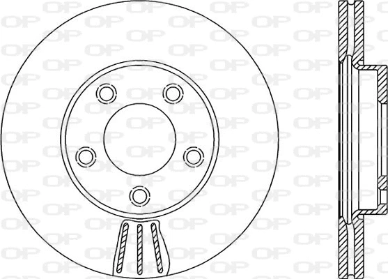 Disque de frein OPEN PARTS BDR2142.20