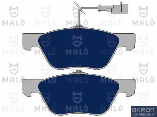 Kit de plaquettes de frein, frein à disque AKRON-MALÒ 1050413