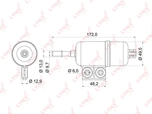 Filtre à carburant LYNXAUTO LF-536
