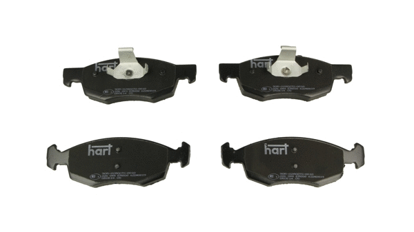 Kit de plaquettes de frein, frein à disque HART 226 044