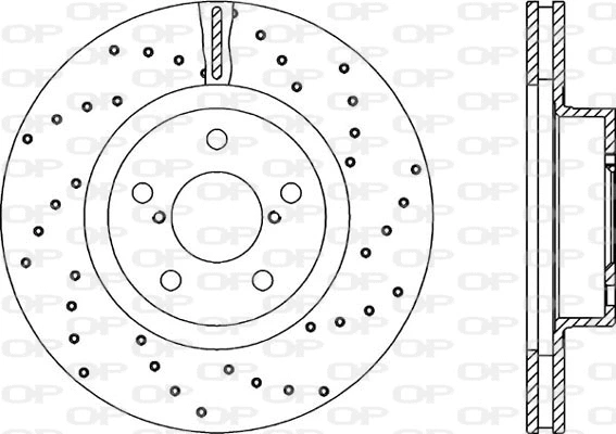 Disque de frein OPEN PARTS BDRS1493.25