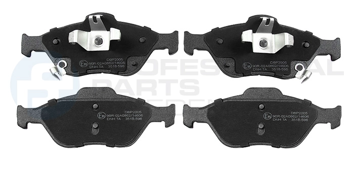 Kit de plaquettes de frein, frein à disque Professional Parts 51400050