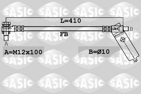 Flexible de frein SASIC 6606198