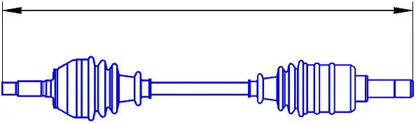 Arbre de transmission SERCORE 22702