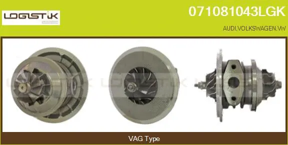 Groupe carter, turbocompresseur LGK 071081043LGK