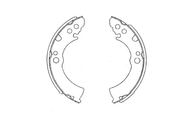 Jeu de mâchoires de frein KAVO PARTS KBS-7421