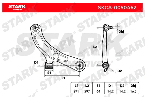 Bras de liaison, suspension de roue Stark SKCA-0050462