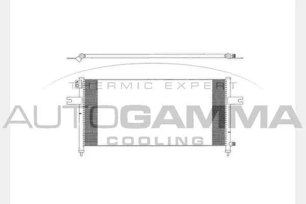 Condenseur, climatisation AUTOGAMMA 103812