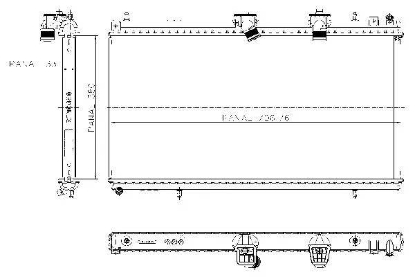 Radiateur, refroidissement du moteur ORDONEZ 1020738810