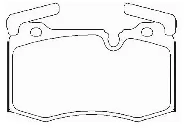 Kit de plaquettes de frein, frein à disque SB BP32606