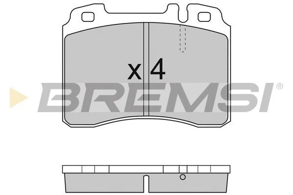 Kit de plaquettes de frein, frein à disque BREMSI BP2709