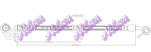Flexible de frein KAWE H4845