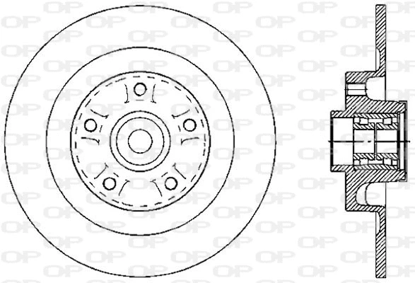 Disque de frein OPEN PARTS BDA2602.30