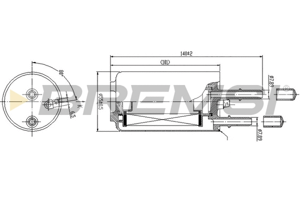 Filtre à carburant BREMSI FE2335