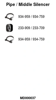 Silencieux central FA1 MD000037