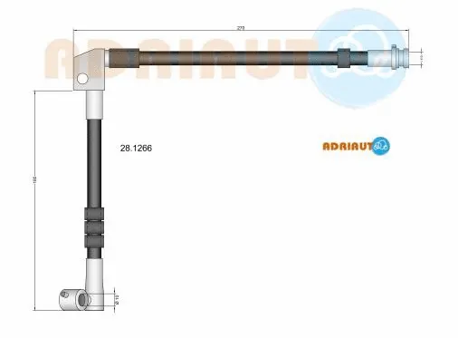 Flexible de frein ADRIAUTO 28.1266