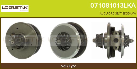 Groupe carter, turbocompresseur LGK 071081013LKA
