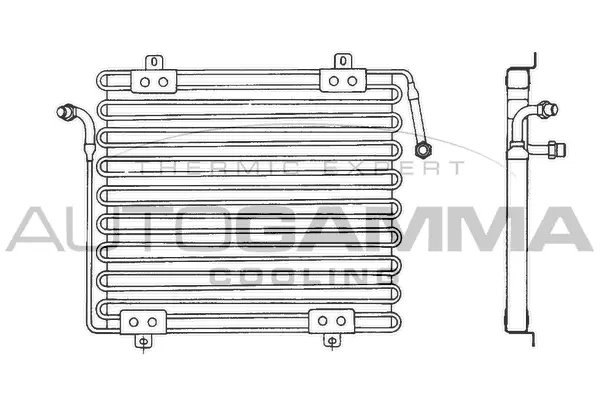 Condenseur, climatisation AUTOGAMMA 101797