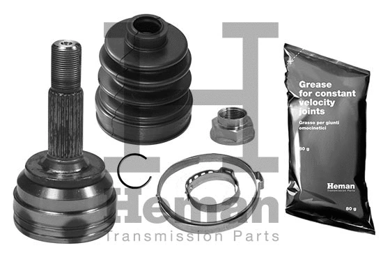 Jeu de joints, arbre de transmission HEMAN TJ02720