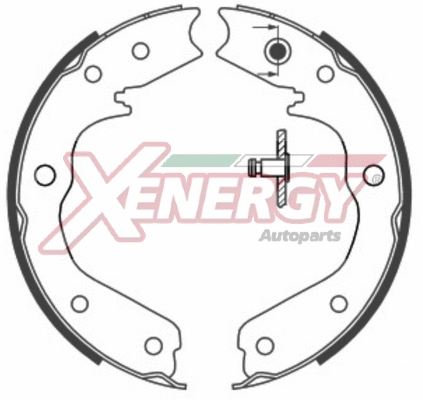 Jeu de mâchoires de frein AP XENERGY X50534