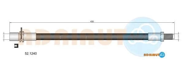 Flexible de frein ADRIAUTO 52.1240