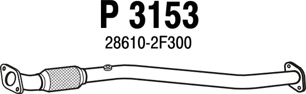 Tuyau d'échappement VEGAZ GmbH KR-129