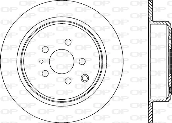 Disque de frein OPEN PARTS BDR1149.10