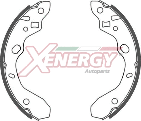 Jeu de mâchoires de frein AP XENERGY X50430