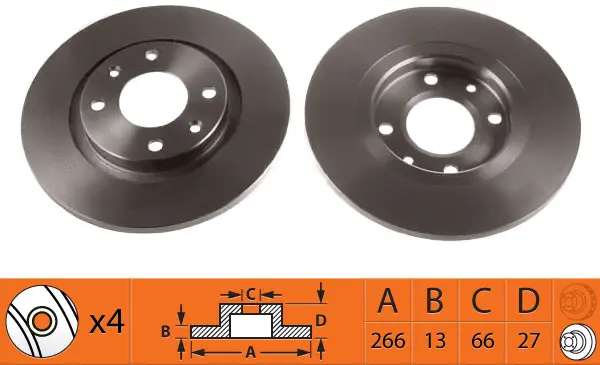 Disque de frein SB BR42103