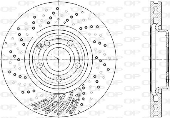 Disque de frein OPEN PARTS BDR2819.20