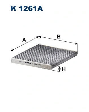 Filtre, air de l'habitacle FILTRON K 1261A