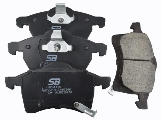 Kit de plaquettes de frein, frein à disque SB BP34118