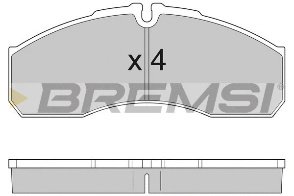 Kit de plaquettes de frein, frein à disque BREMSI BP2952