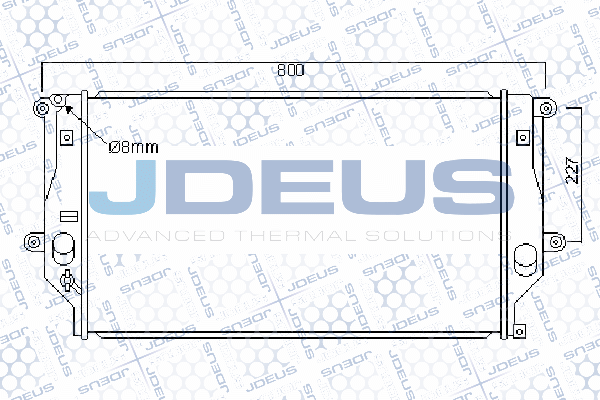 Radiateur, refroidissement du moteur JDEUS 028M72
