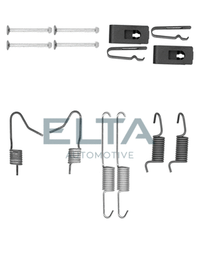 Kit d'accessoires, mâchoires de frein de stationnement ELTA AUTOMOTIVE EA8022