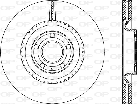 Disque de frein OPEN PARTS BDR2270.20