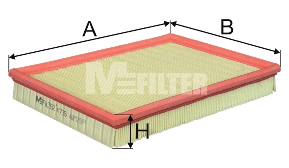 Filtre à air MFILTER K 735