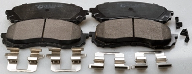 Kit de plaquettes de frein, frein à disque DENCKERMANN B111280