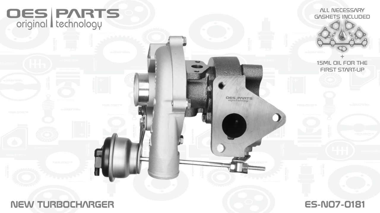 Turbocompresseur, suralimentation OES PARTS ES-N07-0181