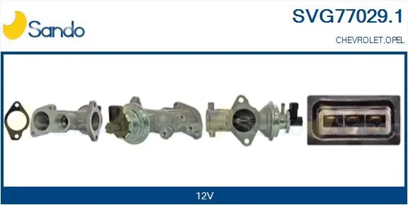 Vanne EGR SANDO SVG77029.1