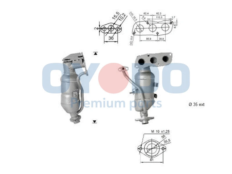 Catalyseur Oyodo 10N0086-OYO