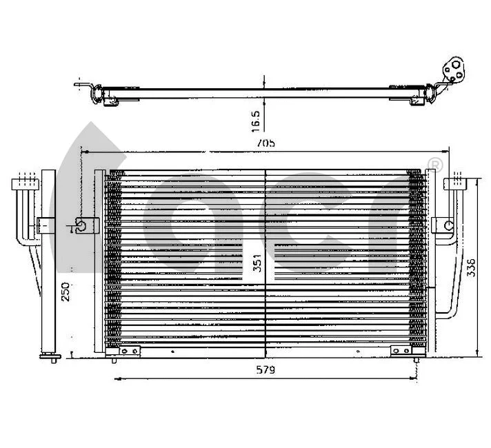 Condenseur, climatisation ACR 300277