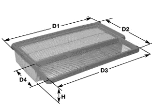 Filtre à air CLEAN FILTERS MA3159