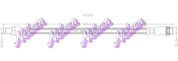Flexible de frein KAWE H3762