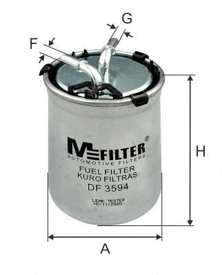 Filtre à carburant MFILTER DF 3594