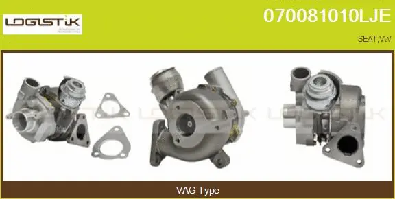 Turbocompresseur, suralimentation LGK 070081010LJE