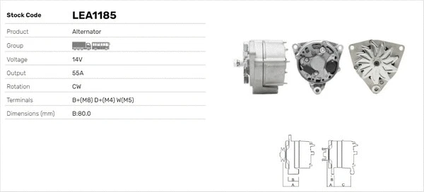 Alternateur LUSA LEA1185